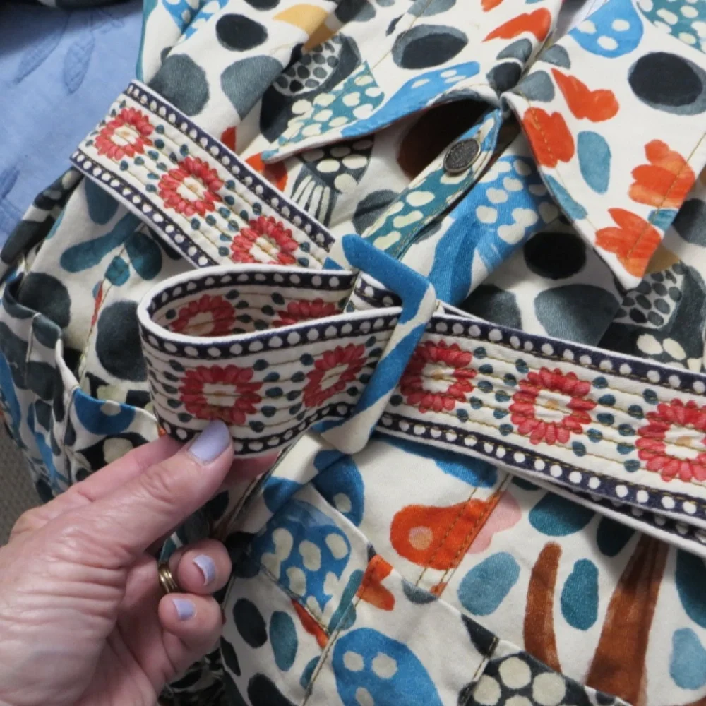 FARM Rio Cream Maxi Dress with Red, Blue & Black Floral Print - Picture 12 of 14